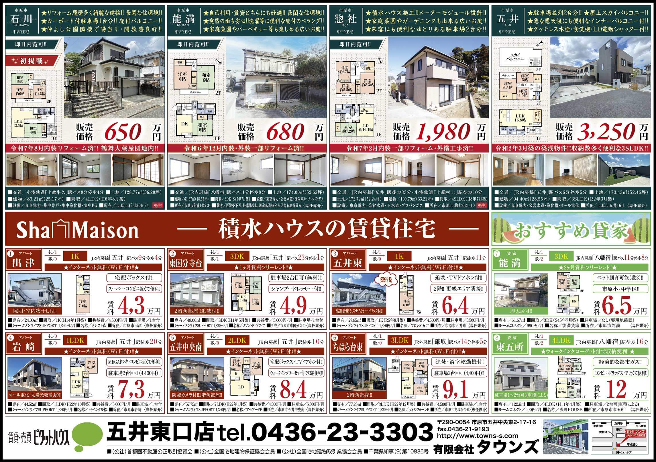 市原市で家を探す！売買・賃貸の最新情報